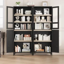 Storage Cabinet, Kitchen Pantry Cabinet 5 Tier Bathroom Cabinet With 4 Doors Adjustable Shelves For Kitchen 16 Storage Cabinet, Kitchen Pantry Cabinet 5 Tier Bathroom Cabinet With 4 Doors Adjustable Shelves For Kitchen -House Beautiful GUEST 00177cbf 1691 4172 a077 f91e0a9557a5