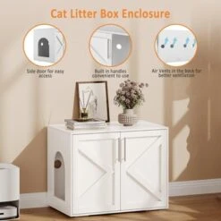 Cat Litter Box Enclosure,Hidden Litter Box Furniture For Cats -House Beautiful GUEST 066fb343 32f1 4f32 8dca 89113d286be3