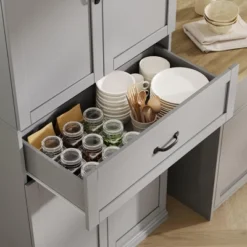 Pantry Cabinet,70" Tall Kitchen Pantry Cabinet With 2 Doors And 3 Adjustable Shelves, Freestanding Modern Storage Cupboard -House Beautiful GUEST 0c8ecd6e 7145 4934 88be d926fe3a862f