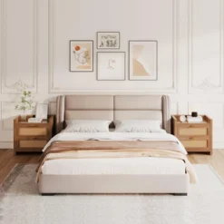 Night Stand Set Of 2 Rattan Nightstands With Charging Station 23.6" Wide Boho Bedside Tables With 2 Drawers Modern Larger Nightstands, Brown 15 Night Stand Set Of 2 Rattan Nightstands With Charging Station 23.6" Wide Boho Bedside Tables With 2 Drawers Modern Larger Nightstands, Brown -House Beautiful GUEST 0d6160d9 cf5e 40d0 bae0 526f4ba23bff