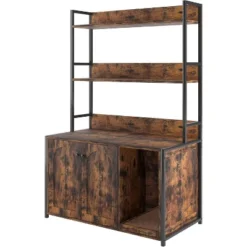 Cat Litter Box Enclosure With 2 Storage Shelves, Hidden Cat Furniture Cabinet With Double Doors, Scratch Pad, Indoor Cat House & Bookshelf Design 18 Cat Litter Box Enclosure With 2 Storage Shelves, Hidden Cat Furniture Cabinet With Double Doors, Scratch Pad, Indoor Cat House & Bookshelf Design -House Beautiful GUEST 0dcabe43 732e 4016 acc6 e945986ab8ed