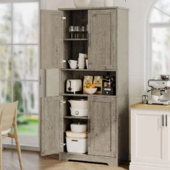 Pantry Cabinet,70" Tall Kitchen Pantry Cabinet With Doors And Adjustable Shelves -House Beautiful GUEST 0e423148 7da1 47da 964f 65f9dd8929b5