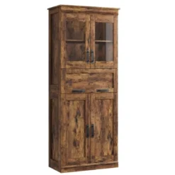 Pantry Cabinet With Drawer, Kitchen Storage Buffet Cabinet With 4 Shelves, 66.9" Freestanding Storage Buffet For Kitchen, Dining Room, Living Room -House Beautiful GUEST 0ebbe197 74b7 436d b230 38f26366d26e
