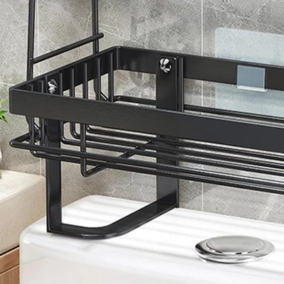 Over The Toilet Storage, 1-Tier Bathroom Organizers And Storage, Over Toilet Bathroom Organizer, No Drilling Storage Shelf 9 Over The Toilet Storage, 1-Tier Bathroom Organizers And Storage, Over Toilet Bathroom Organizer, No Drilling Storage Shelf - Image 7