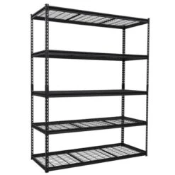 Heavy Duty 5-Tier Storage Shelves – Metal Utility Rack With Adjustable Shelves, 2500 Lbs Capacity, 48" W X 18" D X 72" H, Organizer -House Beautiful GUEST 1321525e 5f93 43d2 9b43 25fcbc77cb7a
