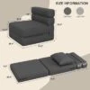 Folding Sofa Bed With Upgraded Pillow, Convertible Sleeper Chair- Modern Comfortable Sofa Bed Linen Fabric 1 Folding Sofa Bed With Upgraded Pillow, Convertible Sleeper Chair- Modern Comfortable Sofa Bed Linen Fabric -House Beautiful GUEST 14465274 88f0 4a3c 8bd7 36106e11cb5d