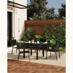 4-Piece Stackable Patio Chair Set - Aluminum Outdoor Dining Chairs Outdoor Patio Dining Chairs Set, All-Weather For Garden, Deck & Backyard 15 4-Piece Stackable Patio Chair Set - Aluminum Outdoor Dining Chairs Outdoor Patio Dining Chairs Set, All-Weather For Garden, Deck & Backyard -House Beautiful GUEST 15095f19 2ebc 4c53 876e 7f479231443c