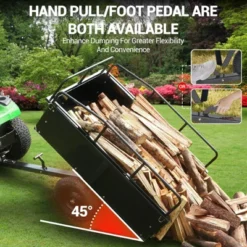 750 Lbs Heavy-Duty Steel Dump Cart - 15 Cubic Feet Garden Utility Trailer With Removable Sides, Hand-Pull Or Foot Pedal Dumping For ATV UTV 13 750 Lbs Heavy-Duty Steel Dump Cart - 15 Cubic Feet Garden Utility Trailer With Removable Sides, Hand-Pull Or Foot Pedal Dumping For ATV UTV -House Beautiful GUEST 159ba574 3786 4ee6 83c9 1b2a88888d7d