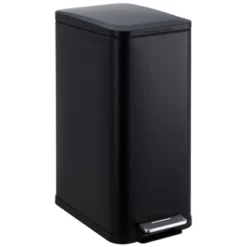 13 Gallon Kitchen Trash Can, Stainless Steel, Step On Pedal, Soft Close Lid, Fingerprint Proof, Brushed Finish, Silver 16 13 Gallon Kitchen Trash Can, Stainless Steel, Step On Pedal, Soft Close Lid, Fingerprint Proof, Brushed Finish, Silver -House Beautiful GUEST 16a599b1 4a10 4978 8b3a 32d4cf842cdb