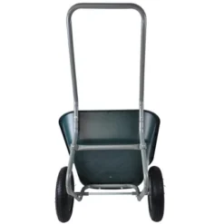 Garden Two Wheeled Trolley With 2 Large 15" Inflatable Wheels For Outdoor Lawn Yard Farm Ranch