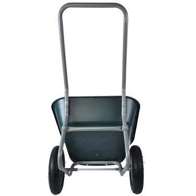 Garden Two Wheeled Trolley With 2 Large 15" Inflatable Wheels For Outdoor Lawn Yard Farm Ranch 3 Garden Two Wheeled Trolley With 2 Large 15" Inflatable Wheels For Outdoor Lawn Yard Farm Ranch