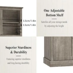 Tall Kitchen Pantry Cabinet With Doors And Shelves & Drawer Anti-Tipping Device Farmhouse Kitchen Hutch With Microwave Stand 11 Tall Kitchen Pantry Cabinet With Doors And Shelves & Drawer Anti-Tipping Device Farmhouse Kitchen Hutch With Microwave Stand -House Beautiful GUEST 196365c2 792c 49bc a69b 415f5e74d2b0