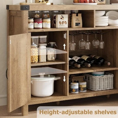 Jojoka MDF + PB Triamine Board U7 Thick 130L Cabinet, 130cm, Original Wood Color 7 Jojoka MDF + PB Triamine Board U7 Thick 130L Cabinet, 130cm, Original Wood Color - Image 5