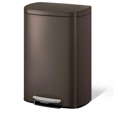 13 Gallon / 50 Liter Metal Kitchen Trash Can With Lid, Large Rustproof Garbage Can For Kitchen 12 13 Gallon / 50 Liter Metal Kitchen Trash Can With Lid, Large Rustproof Garbage Can For Kitchen - Image 10