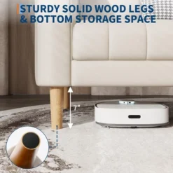 Jojoka Sofa Couch For Living Room, Modern 3 Seater Sofa Couch With Deep Seats, 2 Throw Pillows And Wood Legs, For Small Space, Bedroom 13 Jojoka Sofa Couch For Living Room, Modern 3 Seater Sofa Couch With Deep Seats, 2 Throw Pillows And Wood Legs, For Small Space, Bedroom -House Beautiful GUEST 1d7b76d2 6f72 427f 89b3 fd52b08d6bdc