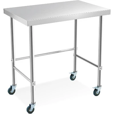 36 X 24 Inch Stainless Steel Work Table Heavy Duty Commercial Kitchen Prep Table Food Grade Metal Worktable For Restaurant 8 36 X 24 Inch Stainless Steel Work Table Heavy Duty Commercial Kitchen Prep Table Food Grade Metal Worktable For Restaurant - Image 6