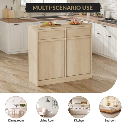 20 Gallon Double Tilt Out Trash Cabinet, Modern Hidden Freestanding Garbage Can & Laundry Hamper Pet Proof Cabinet 10 20 Gallon Double Tilt Out Trash Cabinet, Modern Hidden Freestanding Garbage Can & Laundry Hamper Pet Proof Cabinet - Image 8