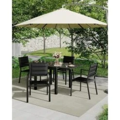 4-Piece Stackable Patio Chair Set - Aluminum Outdoor Dining Chairs Outdoor Patio Dining Chairs Set, All-Weather For Garden, Deck & Backyard 16 4-Piece Stackable Patio Chair Set - Aluminum Outdoor Dining Chairs Outdoor Patio Dining Chairs Set, All-Weather For Garden, Deck & Backyard -House Beautiful GUEST 2150a553 b85e 437b acb3 0206f26b9ac7