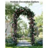 8.8 FT Birdcage Shape Garden Arch, Reinforced Metal Arbor For Climbing Flowers, Rust-Resistant Wedding Pergola -House Beautiful GUEST 221c665b f76f 4423 b4e7 d82e854998b2