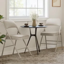 2 Pack Folding Chairs With Padded Cushions, Padded Foldable Chair Hold Up To 350 Pounds, Portable Black Folding Chair 17 2 Pack Folding Chairs With Padded Cushions, Padded Foldable Chair Hold Up To 350 Pounds, Portable Black Folding Chair -House Beautiful GUEST 22a94228 bd83 4adf 8779 c6c129e8c650