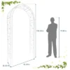 Metal Garden Arch, Outdoor Garden Arch Arbor Trellis For Climbing Plants, Wedding Arches For Ceremony 1 Metal Garden Arch, Outdoor Garden Arch Arbor Trellis For Climbing Plants, Wedding Arches For Ceremony -House Beautiful GUEST 236910f6 de33 4f7c a39e 98063559742d