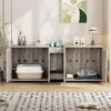Cat Litter Box Enclosure For 2 Cats, Furniture With Double Room,Hidden Double Litter Box Enclosure Furniture -House Beautiful GUEST 276b4d2e ac59 45d9 a3c8 aef054eabed9