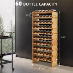 Stackable Wine Rack, Solid Wood Storage, Freestanding Floor & Countertop 16 Stackable Wine Rack, Solid Wood Storage, Freestanding Floor & Countertop -House Beautiful GUEST 287e8305 dddb 4306 a576 5deb530d8fb7