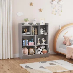 Toy Storage Cabinet, Three-Tier Kids Bookshelf And Bookcase For Storage Books And Toys, Multi Shelf With Cubby Cabinet 15 Toy Storage Cabinet, Three-Tier Kids Bookshelf And Bookcase For Storage Books And Toys, Multi Shelf With Cubby Cabinet -House Beautiful GUEST 28a686a4 d946 4f84 a03e 9cd7588ccf46