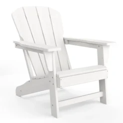 Outdoor Adirondack Chairs, HDPE Patio Chairs For All Weather, Heavy Duty Fire Pit Seating With Wide Armrests And Slatted Back 25 Outdoor Adirondack Chairs, HDPE Patio Chairs For All Weather, Heavy Duty Fire Pit Seating With Wide Armrests And Slatted Back -House Beautiful GUEST 29bb8710 31a6 4767 9450 ee03e96f3109