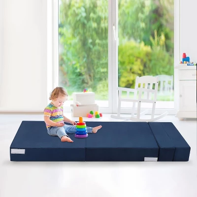 Folding Sofa Mattress, Convertible Sofa Bed With Pillow, Foldable Memory Foam Sleeper Chair For Living Room, Linen Fabric Futon Floor Couch Guest Bed 4 Folding Sofa Mattress, Convertible Sofa Bed With Pillow, Foldable Memory Foam Sleeper Chair For Living Room, Linen Fabric Futon Floor Couch Guest Bed - Image 2