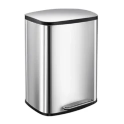 50L/13Gal Heavy Duty Hands-Free Stainless Steel Kitchen Trash Can, Commercial Rectangular Kitchen Waste Bin 19 50L/13Gal Heavy Duty Hands-Free Stainless Steel Kitchen Trash Can, Commercial Rectangular Kitchen Waste Bin -House Beautiful GUEST 2a6ca156 8c0f 44c0 a7ae 0bd902f0090e