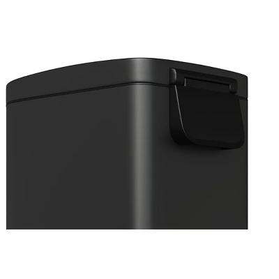 13.2 Gal & 2.6 Gal Stainless Steel Trash Can Combo Set – Rustproof Step-On Kitchen And Bathroom Garbage Bins, Silver 9 13.2 Gal & 2.6 Gal Stainless Steel Trash Can Combo Set – Rustproof Step-On Kitchen And Bathroom Garbage Bins, Silver - Image 7