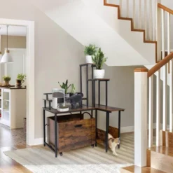 Wood Corner Hidden Cat Litter Box Enclosure Furniture With Flower Stand,Plant Stand 19 Wood Corner Hidden Cat Litter Box Enclosure Furniture With Flower Stand,Plant Stand -House Beautiful GUEST 2dd2ec58 3b63 479f aa52 3197ccbdef73