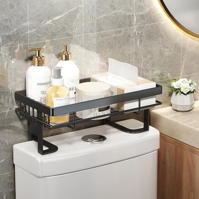 Over The Toilet Storage, 1-Tier Bathroom Organizers And Storage, Over Toilet Bathroom Organizer, No Drilling Storage Shelf 3 Over The Toilet Storage, 1-Tier Bathroom Organizers And Storage, Over Toilet Bathroom Organizer, No Drilling Storage Shelf