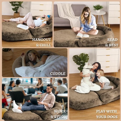 Human Sized Dog Bed For People Adults, Foldable Dog Bed For Humans 8 Human Sized Dog Bed For People Adults, Foldable Dog Bed For Humans - Image 6