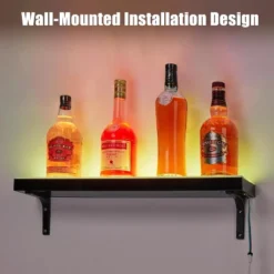 1 Tiers 24 Inch Acrylic Wall Mounted Whiskey Rack Stand With Remote And App Control 11 1 Tiers 24 Inch Acrylic Wall Mounted Whiskey Rack Stand With Remote And App Control -House Beautiful GUEST 34325344 140c 4c16 a26e 0a43074d79c8