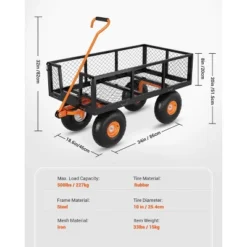 Heavy Duty Steel Garden Wagon Cart Capacity With Removable Sides Tires For Yard Lawn Farm Warehouse 18 Heavy Duty Steel Garden Wagon Cart Capacity With Removable Sides Tires For Yard Lawn Farm Warehouse -House Beautiful GUEST 3579f71c 35d6 4b10 8f8a de41824aa99b