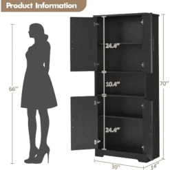 Pantry Cabinet,70" Tall Kitchen Pantry Cabinet With Doors And Adjustable Shelves -House Beautiful GUEST 35ea4f1f 8152 47b6 a957 24f03711d54f