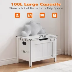 Storage Chest, Storage Trunk With Safety Hinge, Storage Bench, Wooden Storage Organizer 12 Storage Chest, Storage Trunk With Safety Hinge, Storage Bench, Wooden Storage Organizer -House Beautiful GUEST 36d478ad cf11 40ef 8073 ed5cc263ded8