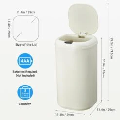 8 Gallon Motion Sensor Trash Can With Lid, Automatic Kitchen Garbage Can Touchless 13 8 Gallon Motion Sensor Trash Can With Lid, Automatic Kitchen Garbage Can Touchless -House Beautiful GUEST 38365ef8 6af0 4103 85e6 6fa264daa20f