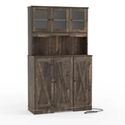 71'' Tall Kitchen Pantry Cabinet,Kitchen Hutch Cupboard Storage Cabinet Coffee Bar With Countertop With Charging Station 15 71'' Tall Kitchen Pantry Cabinet,Kitchen Hutch Cupboard Storage Cabinet Coffee Bar With Countertop With Charging Station -House Beautiful GUEST 3917aec6 3a9c 4ee1 822e cf3aa9891f43