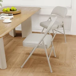 2/4 Pack Folding Chairs, Outdoor Portable Stackable Commercial Seat With Padded Cushion And Back, Metal Frame Chairs For Home 10 2/4 Pack Folding Chairs, Outdoor Portable Stackable Commercial Seat With Padded Cushion And Back, Metal Frame Chairs For Home -House Beautiful GUEST 3c5a99d5 6c2c 4bea 986d c4f743b41ff2