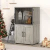 Modern Cat Litter Box Enclosure With Platform & Ladder – Double Layer Hidden Cat Washroom, 33.5" L X 17.9" W X 41.9" H, Grey 2 Modern Cat Litter Box Enclosure With Platform & Ladder – Double Layer Hidden Cat Washroom, 33.5" L X 17.9" W X 41.9" H, Grey -House Beautiful GUEST 3cd7292e 119c 4c1d ab30 e0852e69b577