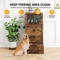 Large Dog Food Storage Cabinet With Flip Top - Pet Feeding Station & Organizer W/Transparent Lid, Side Hooks For Leashes - Multi-Functional Furniture 15 Large Dog Food Storage Cabinet With Flip Top - Pet Feeding Station & Organizer W/Transparent Lid, Side Hooks For Leashes - Multi-Functional Furniture -House Beautiful GUEST 3d9f53cb 2e9f 4309 98ef 8e53fb1dcd63