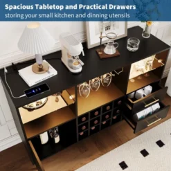 Modern Wood Coffee Bar With Storage, Sideboard Buffet Cabinet For Living Room, Dining Room, Apartments 13 Modern Wood Coffee Bar With Storage, Sideboard Buffet Cabinet For Living Room, Dining Room, Apartments -House Beautiful GUEST 45702892 54db 4bbe b4d1 017ce0cefcc3