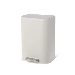 12 Liter 3.2 Gallon Stainless Steel Trash Can, Step On Pedal, Soft Close Lid, Removable Inner Bucket, Brushed Finish, Black -House Beautiful GUEST 4679dc17 fc1c 454f 9b22 cebde4522181