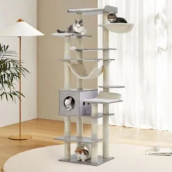 Cat Tree With Toy, Cat Tower Condo For Indoor Cats Features Scratching Post 19 Cat Tree With Toy, Cat Tower Condo For Indoor Cats Features Scratching Post -House Beautiful GUEST 4801cd5e 8ad8 4692 846a 8cf9e6dfb9f7