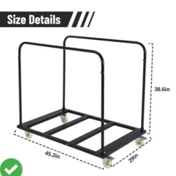 Folding Table Cart 1500 LBS Heavy Duty Table Trolley Wfor Garage, Home, Warehouse -House Beautiful GUEST 48095e28 3642 4204 851b d6fe4f07a3b5