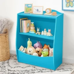 Kids Bookshelf And Toy Organizer, 2-Tier Wooden Toy Storage Shelf For Kids Room, Children's Bookcase For Playroom, Nursery 16 Kids Bookshelf And Toy Organizer, 2-Tier Wooden Toy Storage Shelf For Kids Room, Children's Bookcase For Playroom, Nursery -House Beautiful GUEST 4866a821 95df 4ba1 862c da0c96f8cdc3