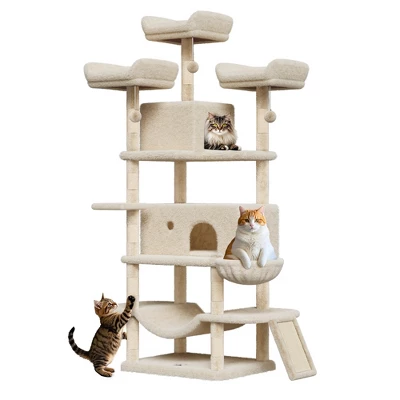 Large Multi-Level Cat Tree 68.5 Inches Heavy Duty Cat Tower For Indoor Large Cats 20 Lbs+ 10 Large Multi-Level Cat Tree 68.5 Inches Heavy Duty Cat Tower For Indoor Large Cats 20 Lbs+ - Image 8